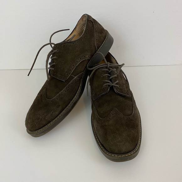 GH Bass&Co Wing Tip Brown Casual Dress Shoes 10 - Picture 6 of 8